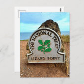 National Trust - Lizard Point (Cornwall) ポストカード (正面/裏面)