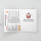 National Vanilla Cupcake Day | November 10th カード (内部)