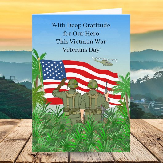 National Vietnam War Veterans Day Soldiers  カード