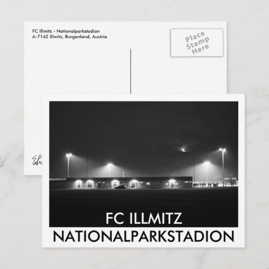 Nationalparkstadion 001 ポストカード (正面/裏面)
