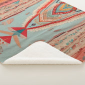 Native America Pattern シェルパブランケット (3/4)