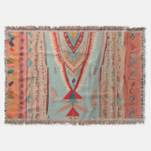 Native America Pattern スローブランケット (正面)