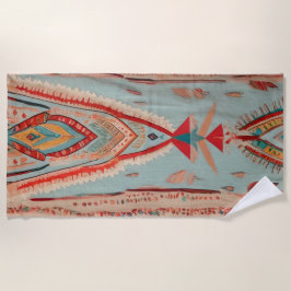 Native America Pattern ビーチタオル