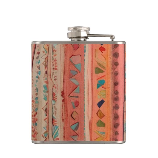 Native America Pattern フラスク (裏面)