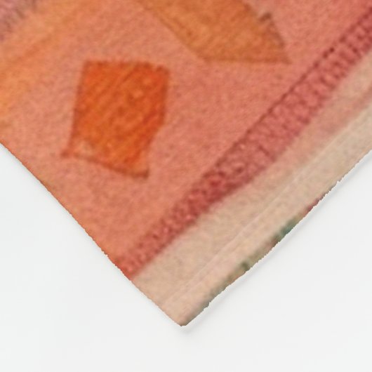 Native America Pattern フリースブランケット (角)