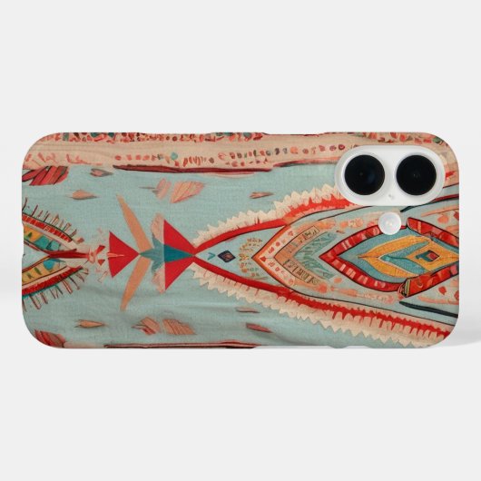 Native America Pattern Case-Mate iPhoneケース (裏面 (横))