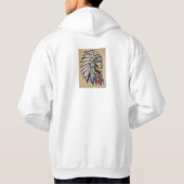 native american cheif hoodie パーカ (裏面)