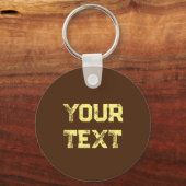 Native American Chief Powerful Portrait キーホルダー (裏面)