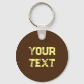 Native American Chief Powerful Portrait キーホルダー (裏面)