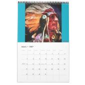 Native American Chiefs Calendar カレンダー (3月 2027)
