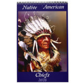 Native American Chiefs Calendar カレンダー (カバー)