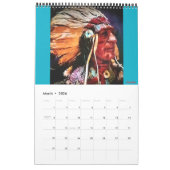 Native American Chiefs Calendar カレンダー (3月 2026)