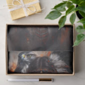 Native American Child & Eagle Headdress Decoupage 薄葉紙 (ギフト)