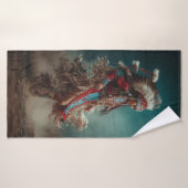 Native American Dancer Bath Towel バスタオル (バスタオル)