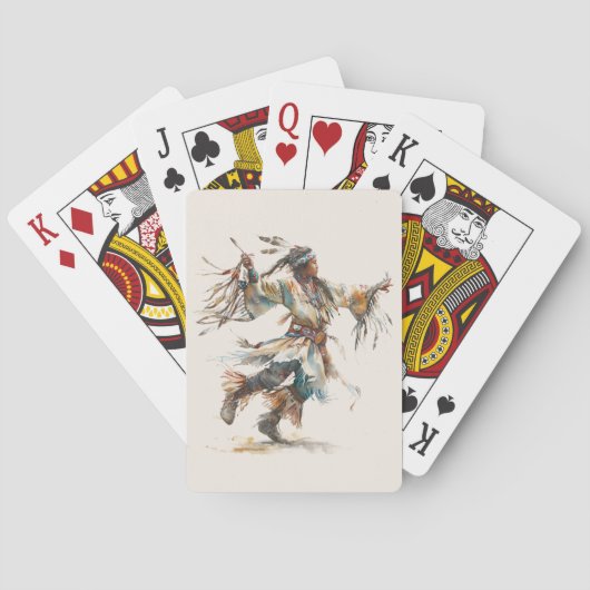 Native American Dancer Classic Playing Cards トランプ (裏面)