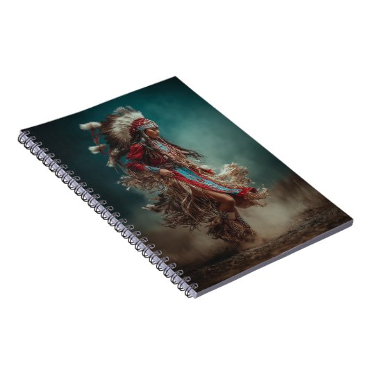 Native American Dancer Notebook ノートブック (右側)