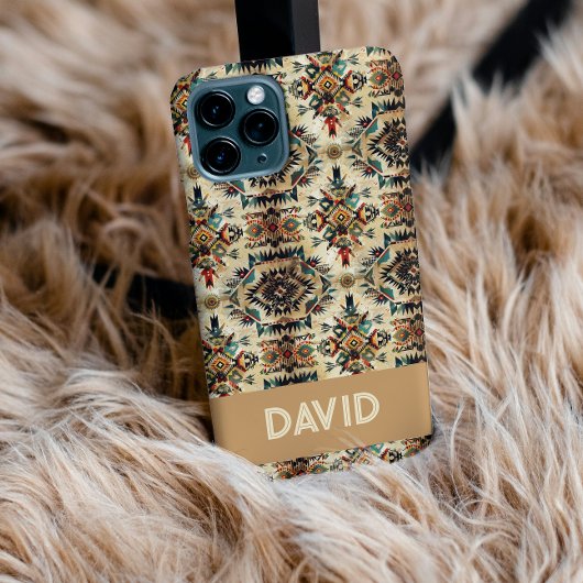 Native American Ethnic Art Tribe Pattern Custom Case-Mate iPhoneケース