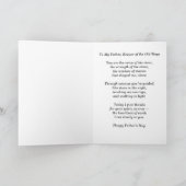 Native American Father's Day Greeting Card カード (内部)