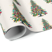 Native American Feather Christmas Tree  ラッピングペーパー (ロールコーナー)