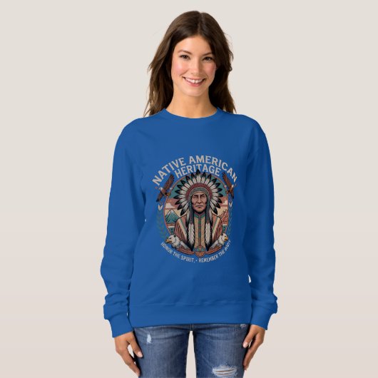 Native American Heritage  スウェットシャツ (正面フル)