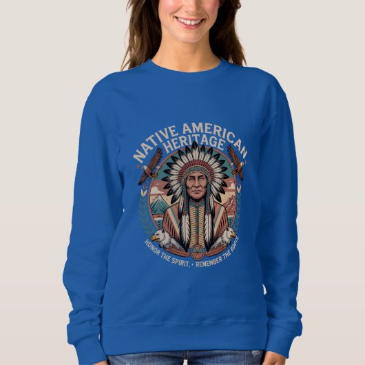 Native American Heritage  スウェットシャツ (正面)