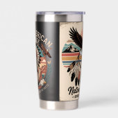 Native american heritage 保温保冷タンブラー (左面)