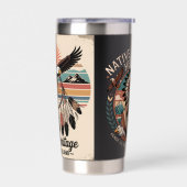 Native american heritage 保温保冷タンブラー (左面)