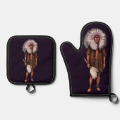 Native American Heritage 鍋つかみ&鍋敷きセット (正面)