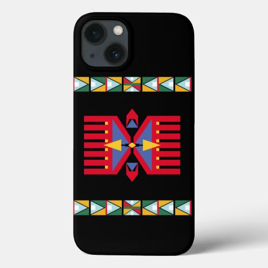 native american indian traditional textile motifs Case-Mate iPhoneケース (裏面)