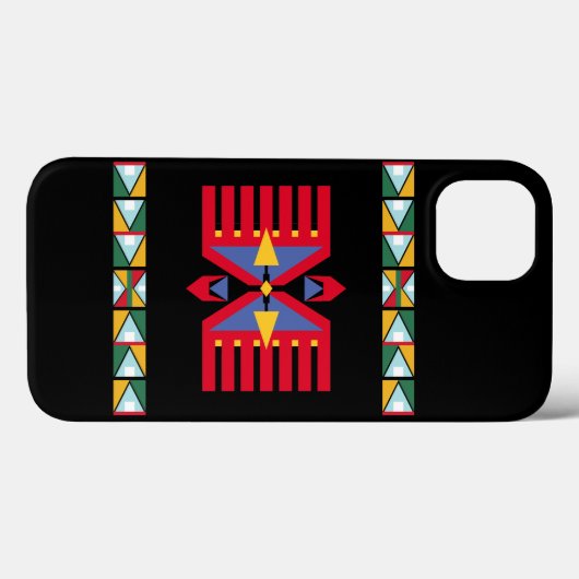 native american indian traditional textile motifs Case-Mate iPhoneケース (裏面 (横))