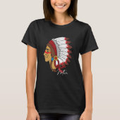 Native American Indian Tribe Warrior Pride Tシャツ (正面)