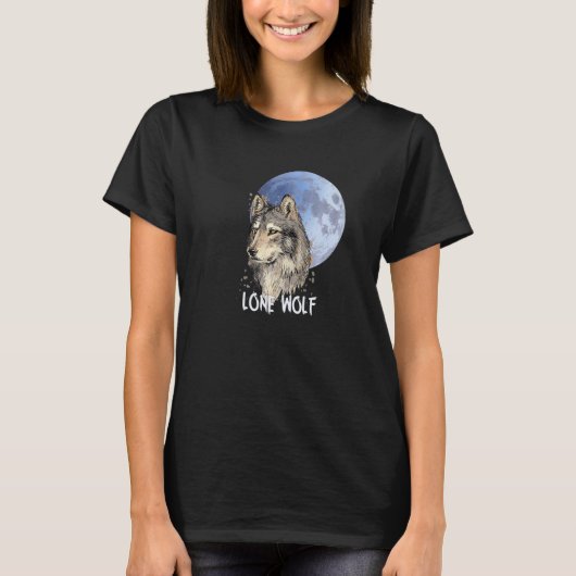 Native American Indigenous Tribe Wolf Wildlife Ill Tシャツ (正面)