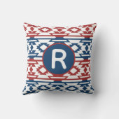 Native American Inspired, Timeless Tribal Patterns クッション (裏面)