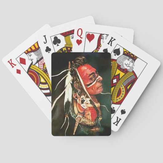 Native American "Kaw" Classic Playing Cards トランプ (裏面)