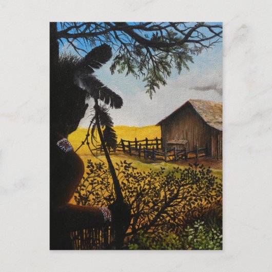 Native American Painting ポストカード (正面)