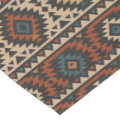 Native American Pattern Diamonds Triangles Zigzags ミディアムテーブルランナー (コーナー)