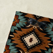 Native American Pattern Indian Culture Boho Style ビーチタオル (インサイチュ)