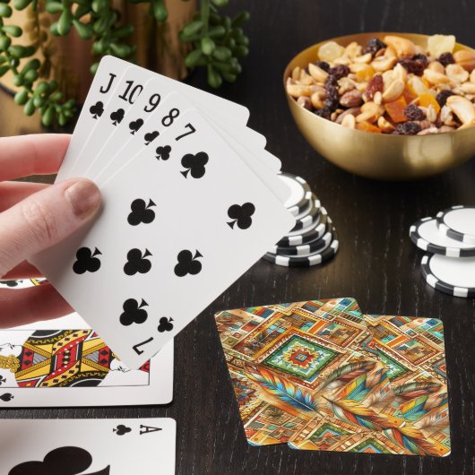 Native American Pattern Playing Cards トランプ (インサイチュ)