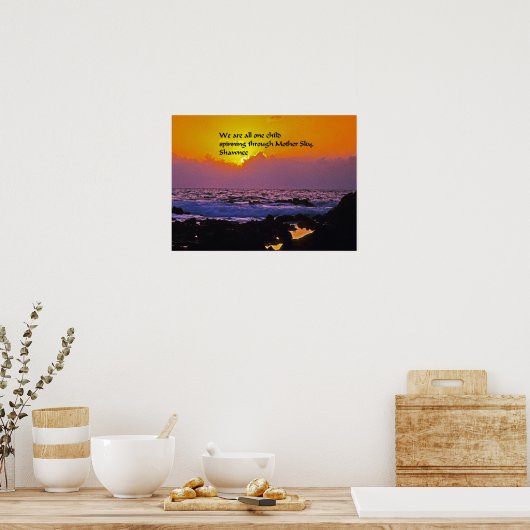 Native American Quotes ポスター (キッチン)