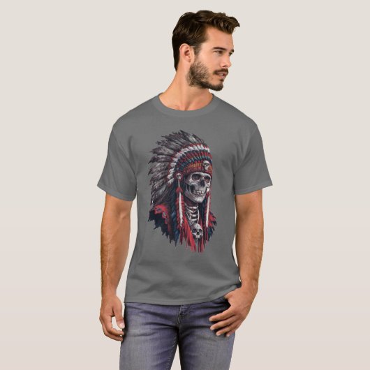 Native American Shaman Tシャツ (正面フル)