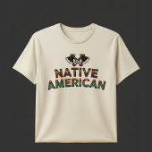 Native American Text Pattern Tシャツ