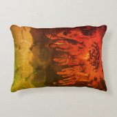 Native American Tribe Sitting Around Their Fire on アクセントクッション (正面)