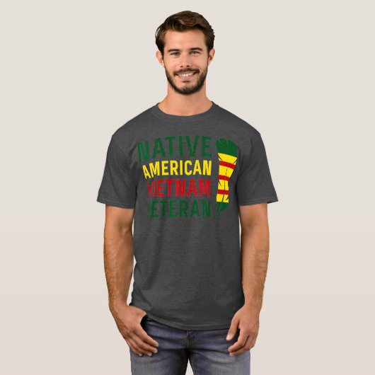 Native American Vietnam Veteran Tシャツ (正面フル)