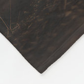 Native American Woman Throw Blanket フリースブランケット (角)