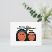 Native Americans' Day ポストカード (スタンド正面)