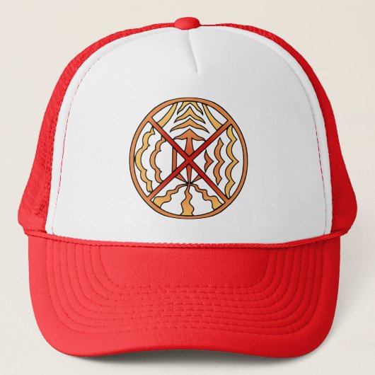 Native Art Caps Hats Spiritual Native Art Hat キャップ (正面)