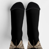 Native Art Socks Eagle Fathers Socks Customized ソックス (上部)