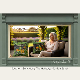 Native Butterfly Weed & Hummingbird Art クッション