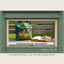 Native Butterfly Weed & Hummingbird Garden Tote トートバッグ