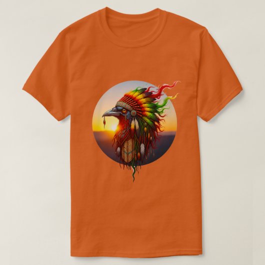 Native Crow 03 Tシャツ (デザイン正面)